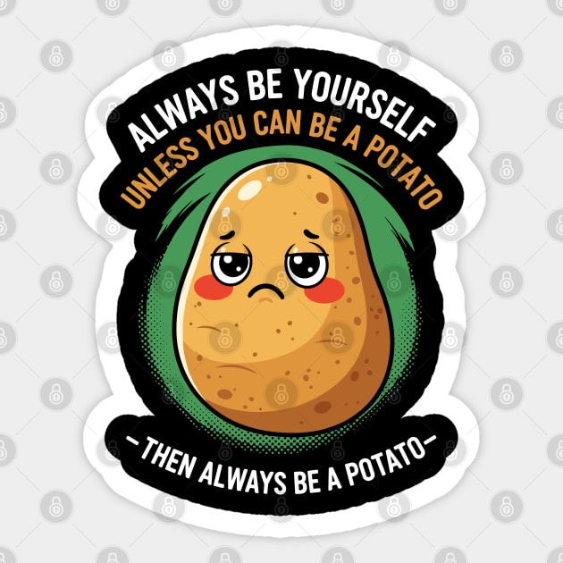 Funny Potato Meme Sticker by enrynz